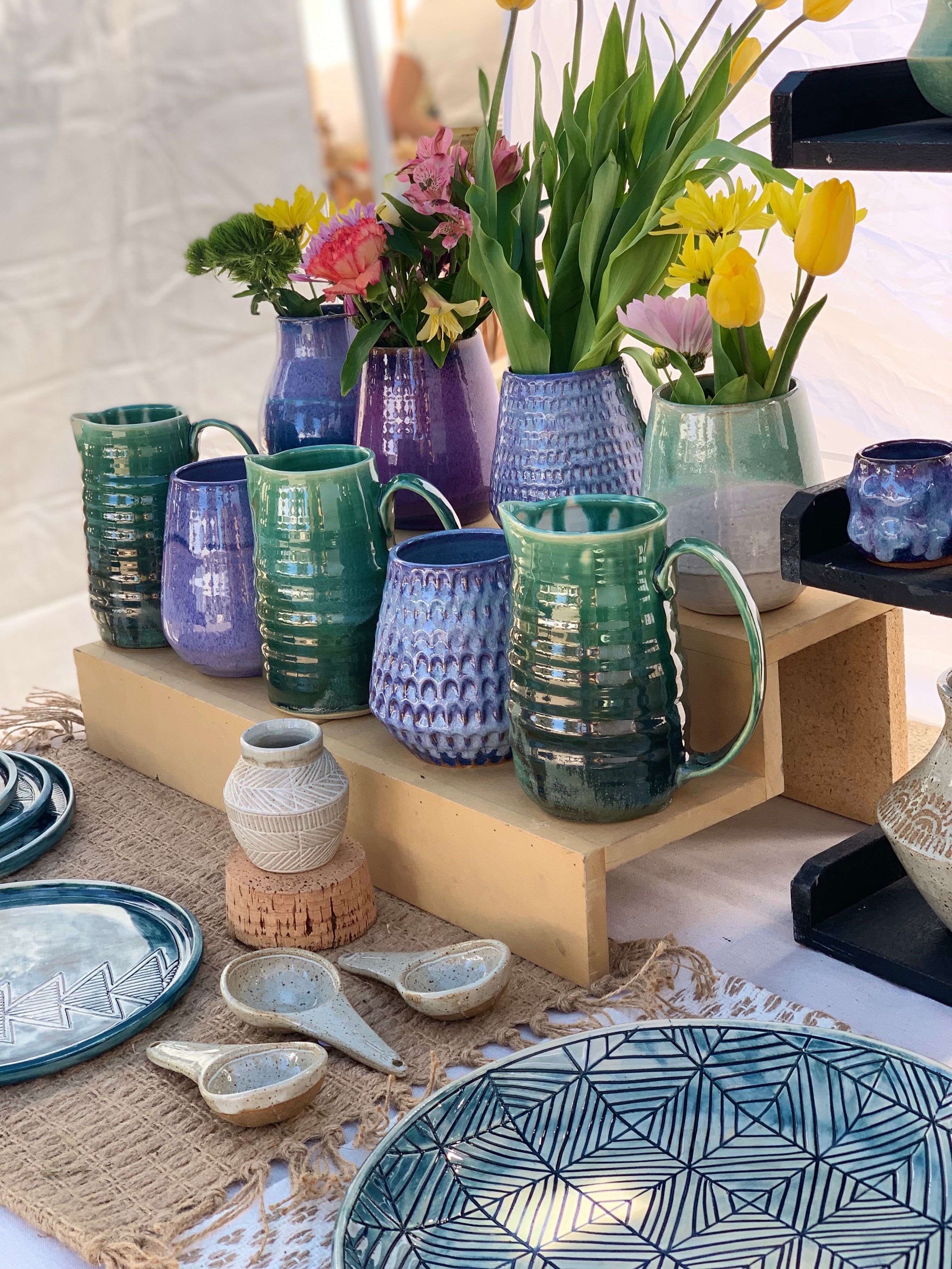 Pitchers, Vases, Plates, oh my!