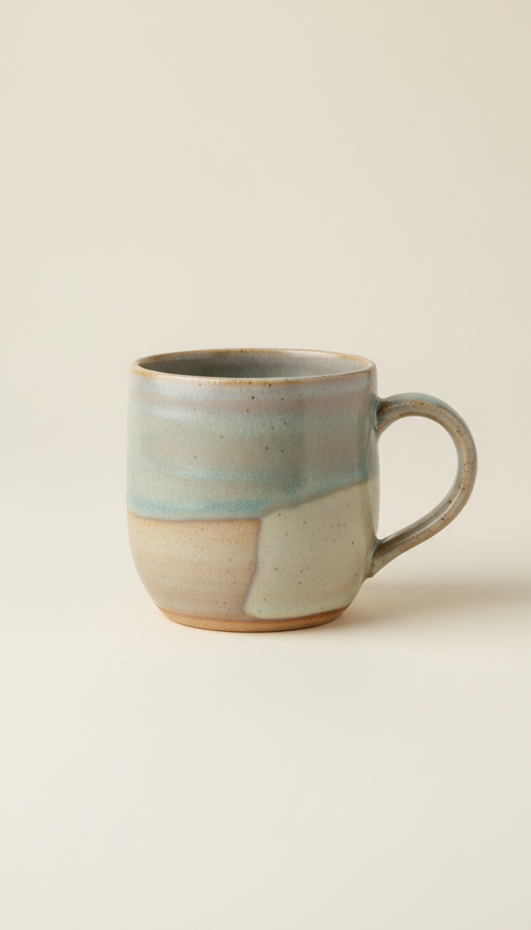 Hand-thrown Porcelain Mug
